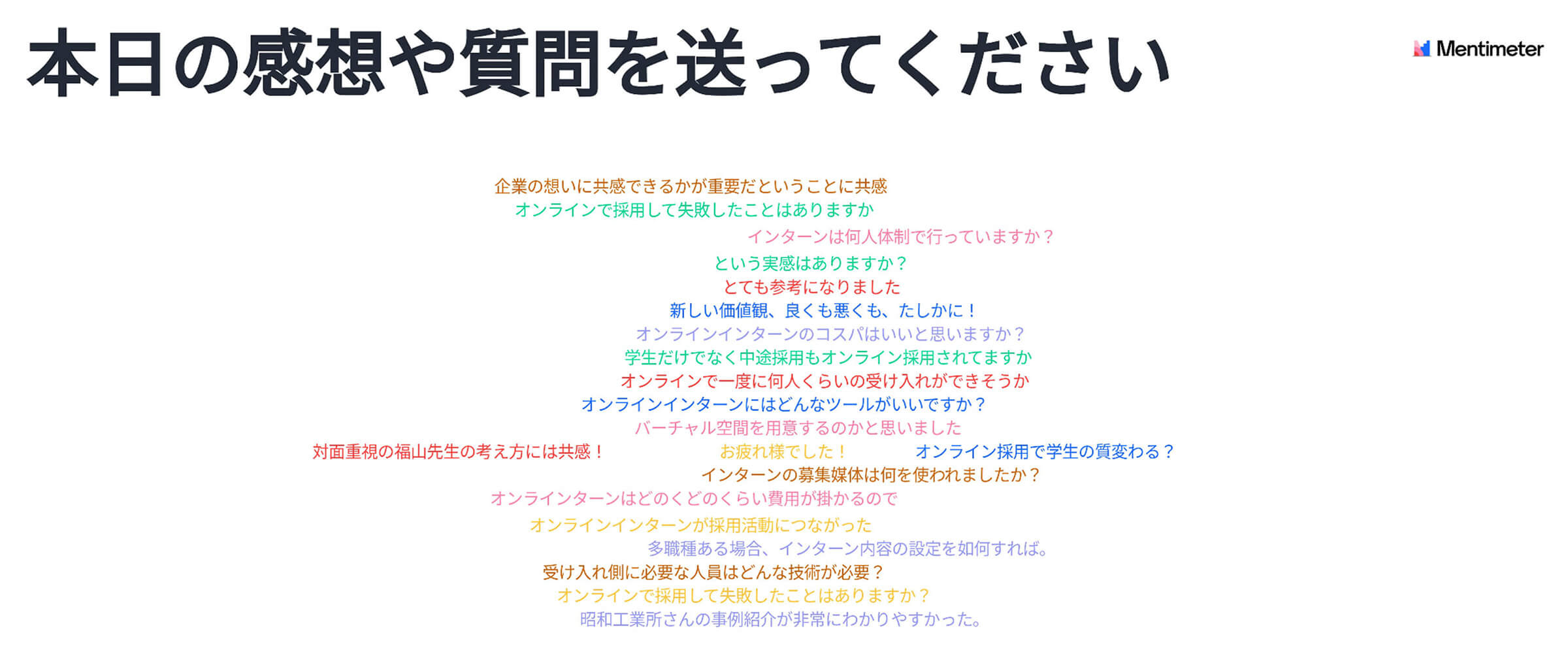 事例紹介をされる株式会社昭和工業所葛間さん（左から3番目）